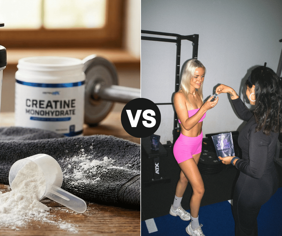 Gummies de créatine vs poudre : lequel choisir ?